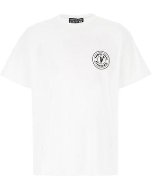Versace Short -Sleeved T -Shirt - White