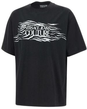 Versace Short -Sleeved T -Shirt - Black
