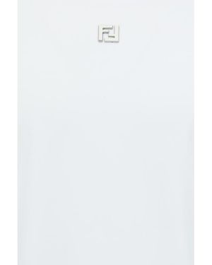 Fendi Short -Sleeved T -Shirt - White