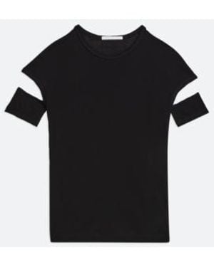 Helmut Lang Short -Sleeved T -Shirt - Black