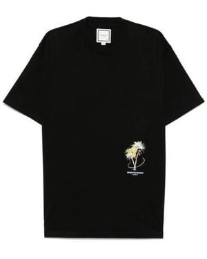 WOOYOUNGMI Short -Sleeved T -Shirt - Black