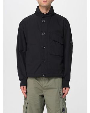 C.P. Company Leather Jacket - Blue