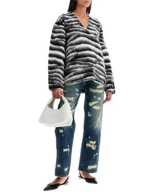 Marc Jacobs Jeans 'The Rip And Repair Straight Jean - Blue