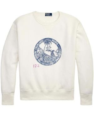 Polo Ralph Lauren Long -Sleeved T -Shirt - White