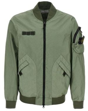 Stone Island Bomber Jacket - Green