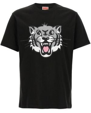 KENZO Short -Sleeved T -Shirt - Black