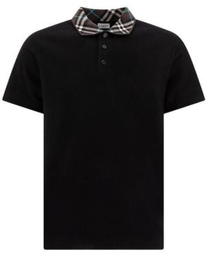 Burberry Polo T -Shirt - Black