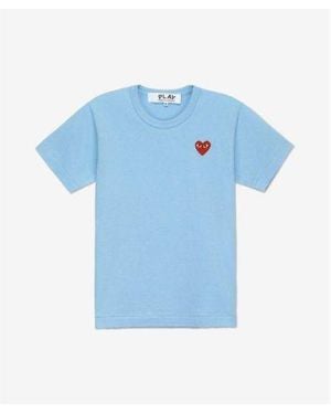 Comme des Garçons Short Sleeve T -Shirt - Blue