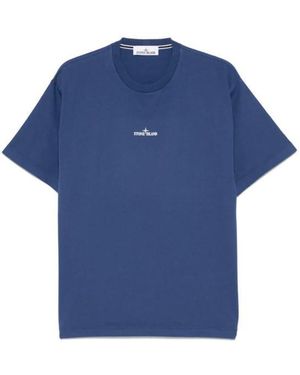 Stone Island Luisaviaroma Short Sleeve T-shirt in Gray for