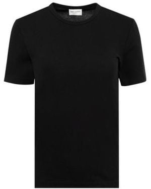 SAINT LAURENT PARIS｜SHORT-SLEEVED ROUND NECK T-SHIRTS ( Saint Laurent T-Shirt | Saint Laurent | YSL BE