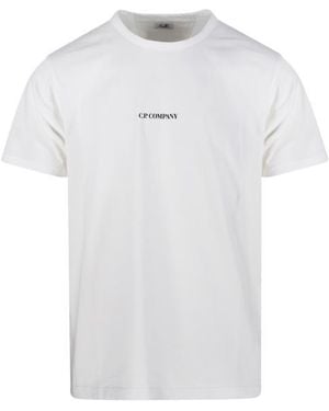 C.P. Company Short -Sleeved T -Shirt - White