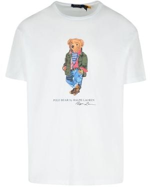 Polo Ralph Lauren Short -Sleeved T -Shirt - White