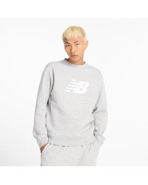 New Balance Sport Core Brushed Crew - White