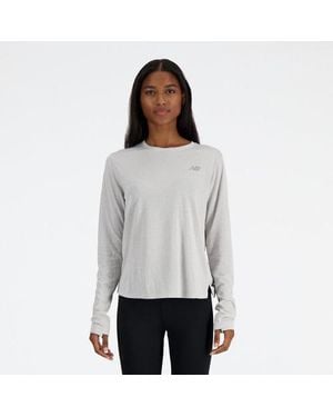 New Balance Athletics Long Sleeve - Grey