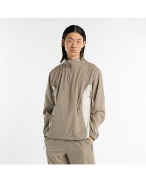 New Balance Hombre Run Energy Jacket En, Polywoven, Talla - Neutro