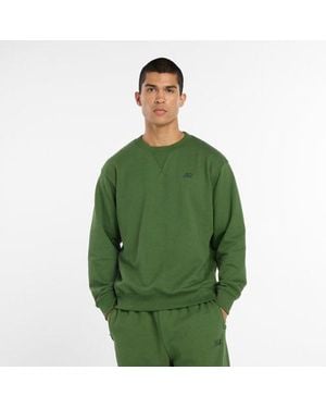 New Balance Athletics French Terry Crew Shirt - Green