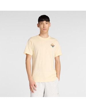 New Balance Uomo Marathon Du Mont Blanc Cotton T-Shirt - Neutro