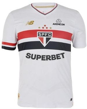New Balance Spfc Home Short Sleeve Jersey - White