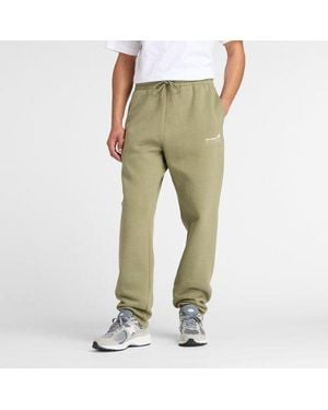 New Balance Linear Graphic Fleece Pant - Green