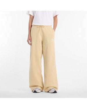 New Balance Mujer Reimagined Fleece Pant En, Vellón De Algodón, Talla - Neutro
