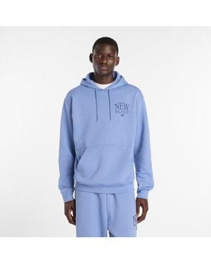 New Balance Reimagined Fleece Hoodie - Blue
