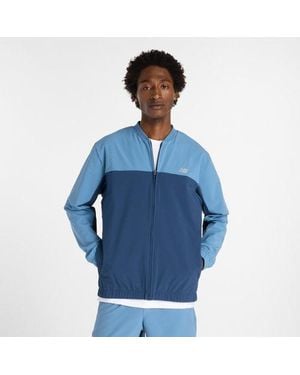 New Balance Stretch Bomber Jacket - Blue