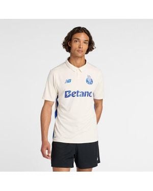 New Balance Uomo Fc Porto Third Short Sleeve Jersey, Poliestere, Taglia - Bianco