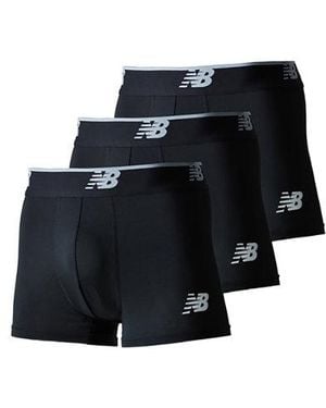 New Balance Mesh 3 Inch Boxer Brief No Fly 3 Packs - Blue