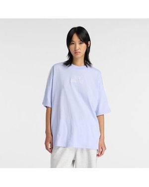 New Balance Trackside Oversized T-Shirt - Blue