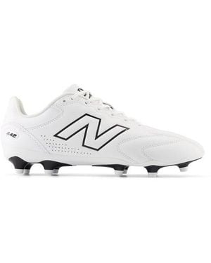 New Balance 442 Team Fg V3 Soccer Shoes - White