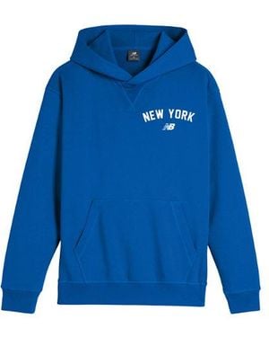 New Balance New York City Logo Hoodie - Blue