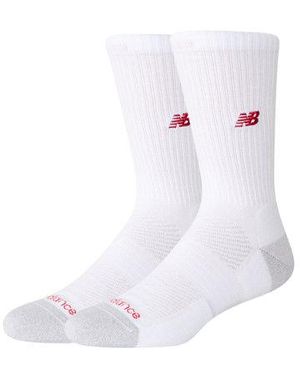 New Balance Active Nb Premium Crew Socks 2 Pack - White