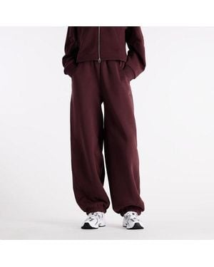 New Balance Athletics Crafted Fleece Pant - Red