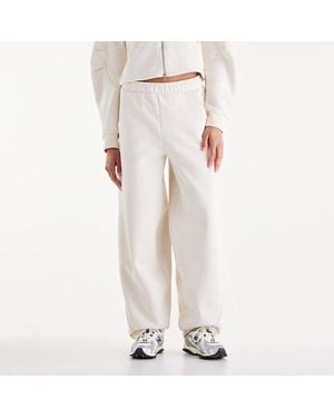New Balance Mujer Athletics Crafted Fleece Pant En, Vellón De Algodón, Talla - Neutro