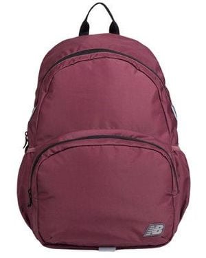 New Balance Heritage Adult Backpack, Poliéster, Talla - Morado