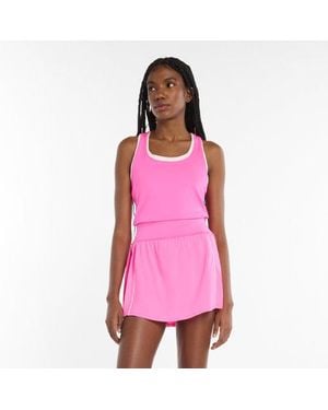 New Balance Mujer Tournament Novelty Skort En, Polywoven, Talla - Rosa