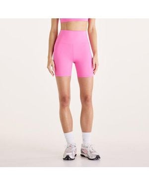 New Balance Nb Harmony High Rise Short 6" - Pink