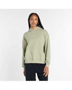 New Balance Athletics Script Hoodie - Green