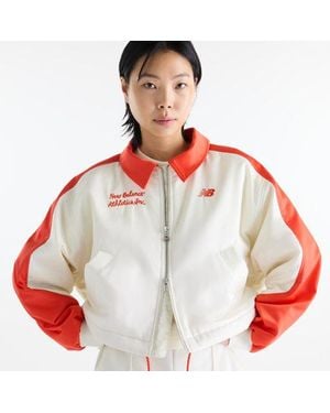 New Balance Sport Legacy Stadium Jacket - White