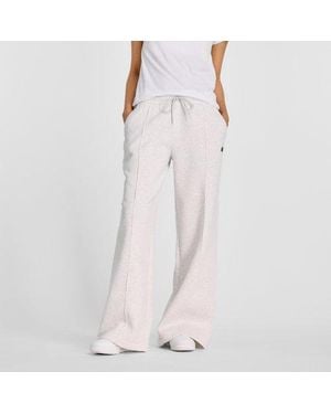 New Balance Fleece Wide Leg Pant - Pink