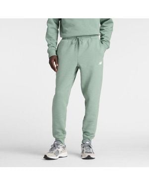 New Balance Hombre Sport Fleece Jogger, Algodón, Talla - Verde
