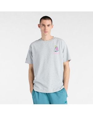 New Balance London Edition Graphic T-Shirt 1 - Grey