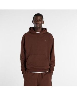 New Balance Athletics French Terry Hoodie - Brown