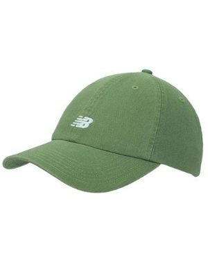 New Balance 6 Panel Classic Hat V 2.0 En, Algodón, Talla - Verde