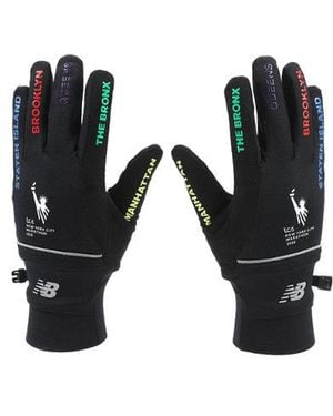 New Balance Nyc Marathon Midweight Borough Glove - Black