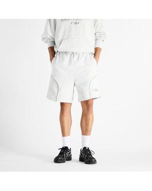 New Balance Trackside Fleece Short 7" - White