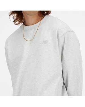 New Balance Athletics French Terry Crew - Grey