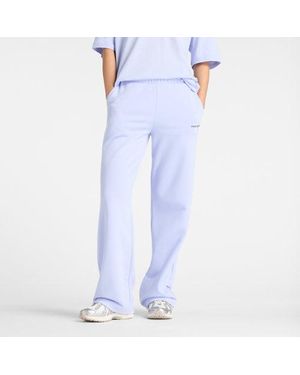 New Balance Graphic Wide Leg Jogger - Blue