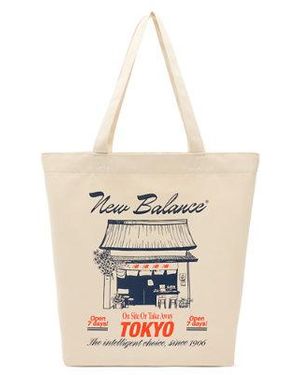 New Balance Graphic Tote Bag - White