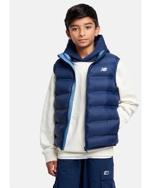 New Balance Jungen Bond Quilted Vest - Blau